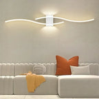 Modern LED Strip Wall Sconce 60cm 80cm Remote Control Up Down Light 90-260V