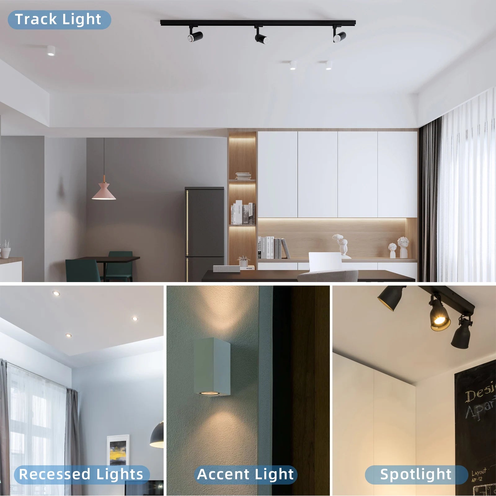 GU10 LED Spotlight Bulb SMD 2835 3W 6W 9W 12W 38 or 120 Degree Beam Angle CRI 80 AC 220V Energy Saving