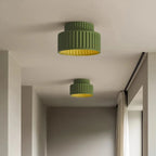 Nordic Resin LED Ceiling Light E27 Surface Mount Perforated Anti-Glare Bedroom Living Room