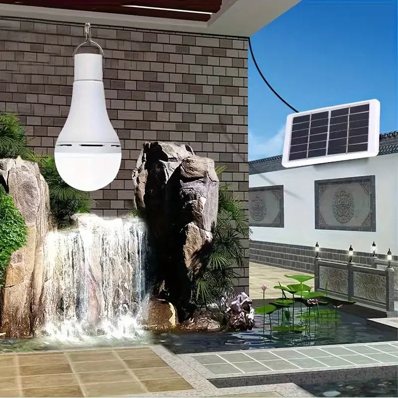 Solar LED Emergency Camping Light with Remote Control