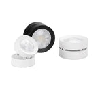 Foldable COB LED Surface Mounted Spotlight 7W 10W 15W Adjustable Brushed Nickel 85-265V