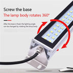 LED Industrial CNC Machine Lamp IP68 5W-15W 22-52cm DC 24V AC 85-265V Oil-Proof Aluminum
