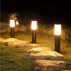 Solar LED Floor Lawn Lamp IP65 Waterproof Motion Sensor Stainless Steel Plastic Outdoor Garden Landscape Path Light