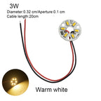 SMD5730 LED Chip Board 3W 5W 10W 30W DC 5V 20cm Wire DIY Bulb Replacement Board