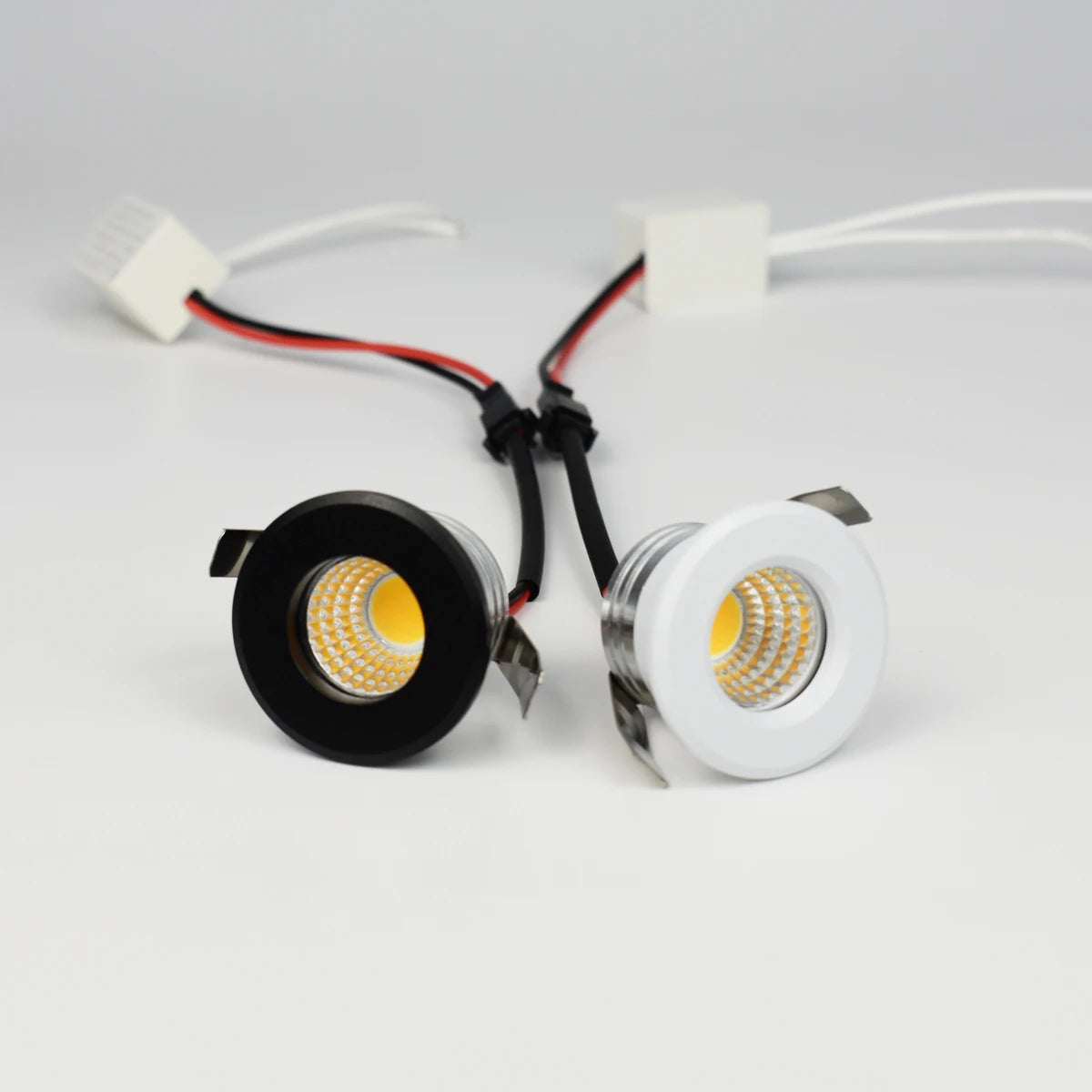 3W Mini COB LED Recessed Downlight 60° CRI 80 IP44 D37.5mm 30mm Cutout AC 12-220V Dimmable