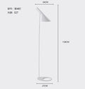 Nordic AJ Style LED Floor Lamp Metal Iron Painted Button Switch E26 Single Head AC 90-260V Living Room Foyer 21 to 30W