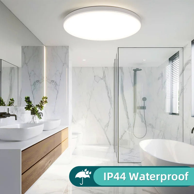 Ultra-Thin LED Surface Ceiling Light 10W 15W 20W 30W Square Round CRI 90+ AC 90-265V