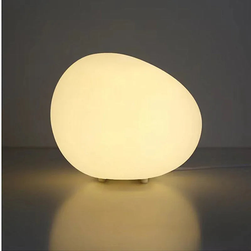 Cobblestone Acrylic Table Lamp E26 E27 3-Color Switch 1.8m Cable US Plug AC 90-260V Night Light