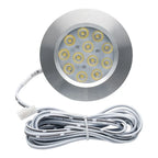 DC 12V LED Interior Dome Ceiling Spot Light 3W 300lm Warm White 3000K Aircraft 6063 Aluminum 70x55mm RV Caravan Boat 8 Pack