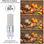 G12 LED Corn Bulb 15W 96-SMD2835 360° CRI 80+ No Flicker AC 85-265V Warm Cool White A+