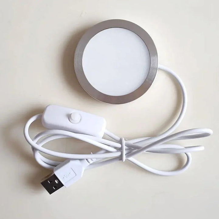 USB 5V Ultra Thin LED Cabinet Spotlight 3W 5W 7W SMD 2835 Aluminum Surface Mount IP42 120 Degree Indoor RV Caravan