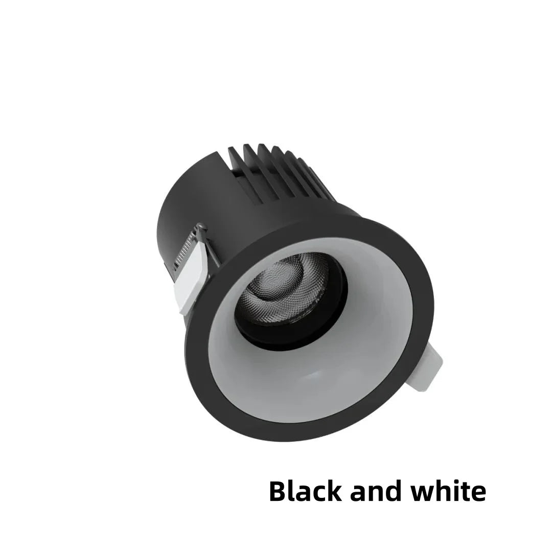 Dimmable COB LED Recessed Downlight 7W 9W 12W 15W 18W 20W 4 Beam Angles CRI 92+ 85-265V