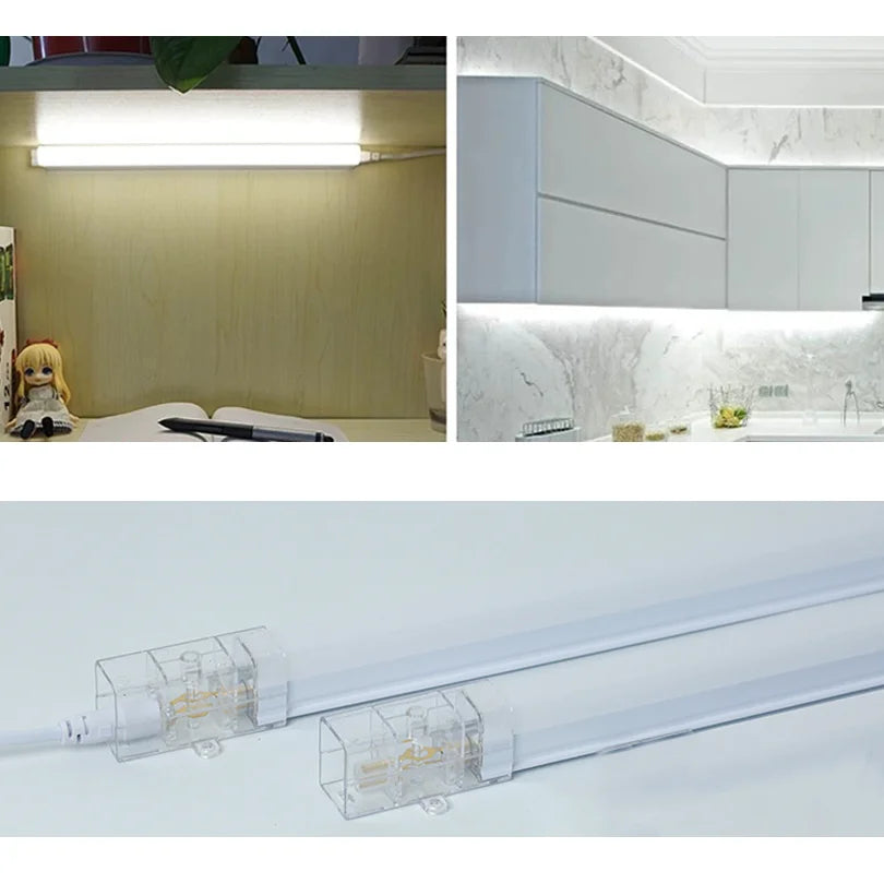 T5 LED Tube Light 10W 440mm 575mm 240° Cool White AC 121-240V Ceiling Kitchen Garage
