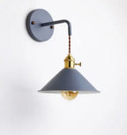 Nordic Macaron E26 E27 Wall Lamp Iron 5 Colors Downward Light AC 85-265V Bedroom Living Room
