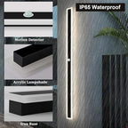 IP65 Outdoor LED Wall Light PIR Motion Sensor Dimmable Aluminum AC 85-265V Up Down