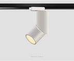 Dimmable Rotating COB LED Downlight 9W 12W 15W 18W 24W Die Cast Aluminum Knob Switch IP52 AC 85-265V Ceiling and Rail Mount