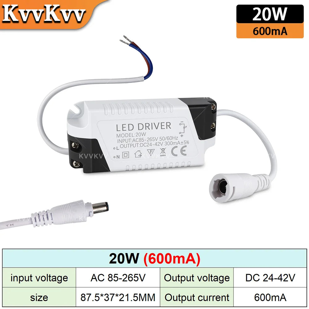 Non-Isolated LED Driver 300mA 600mA 900mA 1500mA 1-50W AC 85-265V DC 3-135V Constant Current