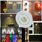 Mini LED Recessed Spot Downlight 1W 3W COB Dimmable Cabinet Hallway Stair Lighting
