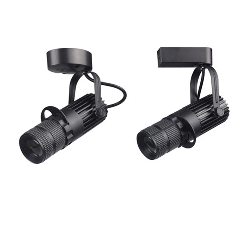 COB LED Track Spotlight 15-20° 90-100lm/W 3-CCT Touch Dimmable AC 85-265V L180mm Surface Mount