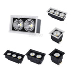 Dimmable COB LED Recessed Downlight 7W 9W 12W 15W Epistar CRI >90 PF>0.95 90-260V