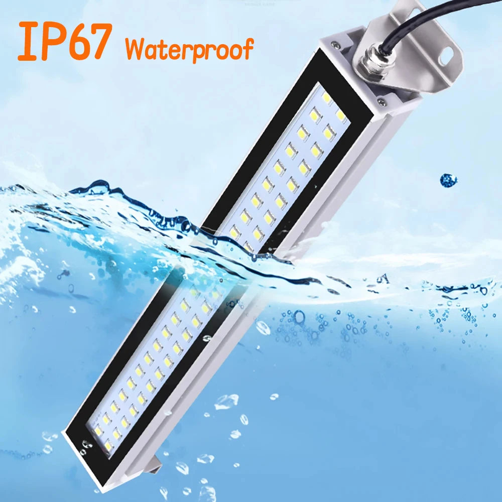 IP67 LED Machine Work Light 5W 10W 12W 15W Waterproof Oil-Proof DC 24-36V AC 110-220V CNC
