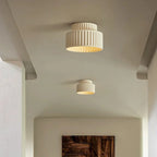 Nordic Resin LED Ceiling Light E27 Surface Mount Perforated Anti-Glare Bedroom Living Room