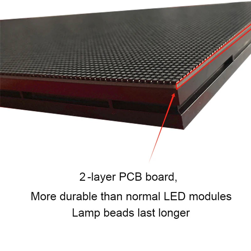 P2.5 128x64 Indoor Full-Color LED Module 320x160mm SMD2121 1/32 Scan ≥1920Hz HUB75 600nit