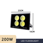 IP66 LED Flood Light 100W 200W 300W 400W 500W AC 110-240V Outdoor Wall Street Spotlight