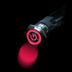 IP65 LED Stainless Steel Push Button Switch 12mm 16mm 19mm 22mm 3A Momentary Latching 3-220V