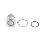 IP65 LED Stainless Steel Push Button Switch 12mm 16mm 19mm 22mm 3A Momentary Latching 3-220V