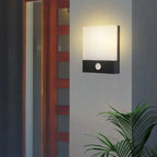 IP65 LED Outdoor Wall Lamp 18W Aluminum Baked Finish Motion Sensor CRI 85 120 to 130 lm/W AC 85-265V Warm White Cool White Balcony Garden