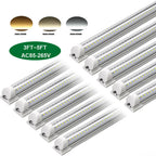 T8 V-Shape Integrated LED Tube Light 3FT 4FT 5FT 30W 40W 50W SMD2835 100-120lm/W AC 85-265V
