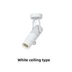 Surface-Mounted COB LED Spotlight 10W 20W 30W 40W 90-100lm/W AC 85-265V Black 3-Color