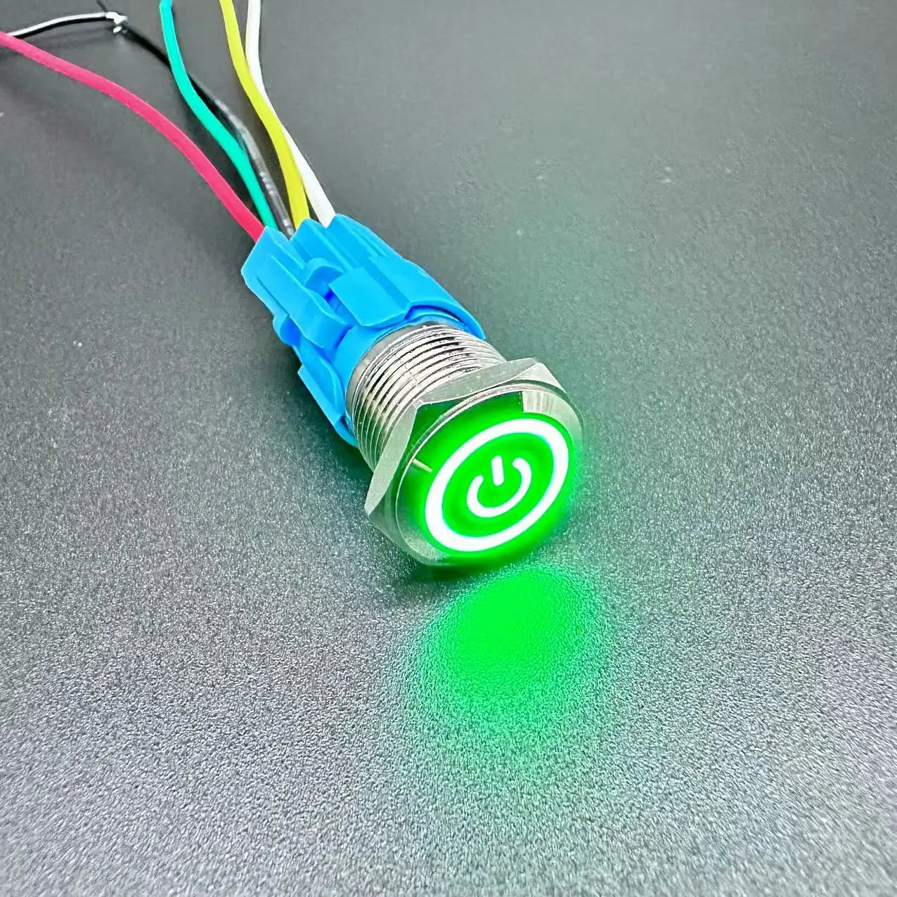 Waterproof LED Metal Push Button Switch 12mm 16mm 19mm 22mm 5A Momentary Latching 5-220V