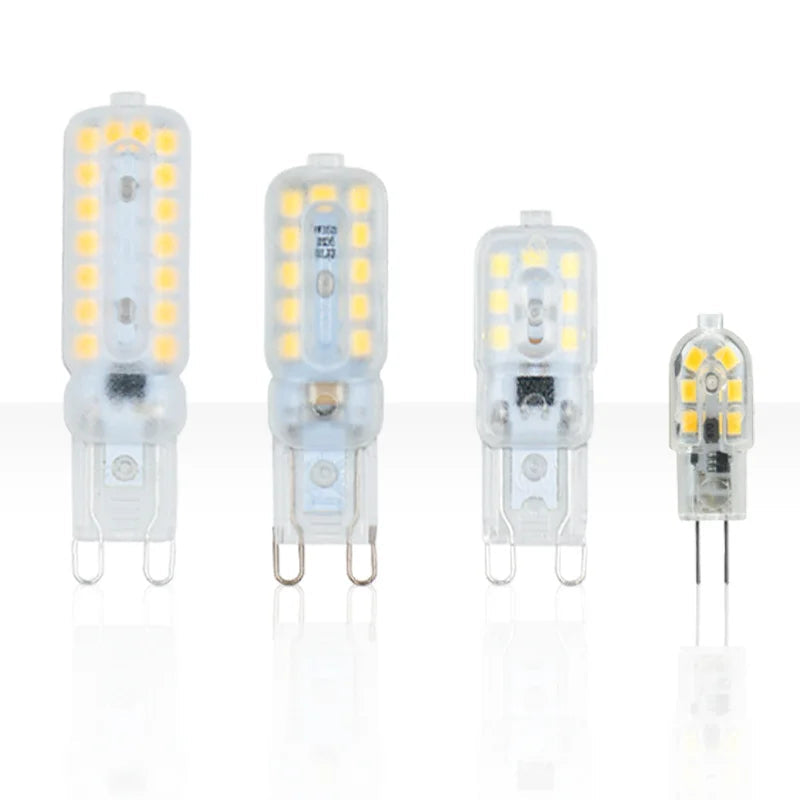 G4 G9 SMD2835 LED Bulb 3W 5W 7W 360° Warm Cool White DC 12V AC 110-240V Chandelier Spotlight