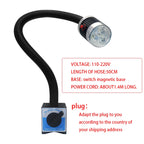 LED Machine Tool Work Light 3W 6W 9W Flexible Hose Arm Magnetic Screw Base CCC