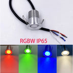 3W DC 12V Mini LED Recessed Spotlight IP65 PWM Dimmable 30° RGB RGBW WW NW CW 28mm Cutout