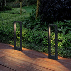 IP65 LED Outdoor Lawn Lamp 10W Die Cast Aluminum Acrylic Fixed Base AC 85-265V Warm White Cool White Garden Path Landscape Black