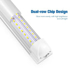 T8 LED Bar Tube Light 25W 50cm 270-Degree SMD2835 Cabinet Kitchen Showcase 110-220V 1-6 Pack