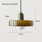 Nordic Glass LED Pendant Light E26 Single Head Cord Pendant Baked Paint Hardware AC 90-260V Bedroom Dining Room Parlor