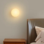 Modern Minimalist Glass Ball LED Wall Lamp Iron Dimmable AC 90-260V Bedroom Living Room