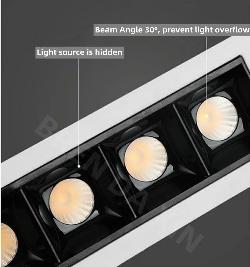 Adjustable Beam COB LED Recessed Ceiling Light