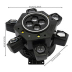 120W RGBW Stage Light 25CH DMX512 CREE Laser Strobe Sound 540° Rotation AC 95-245V US Plug