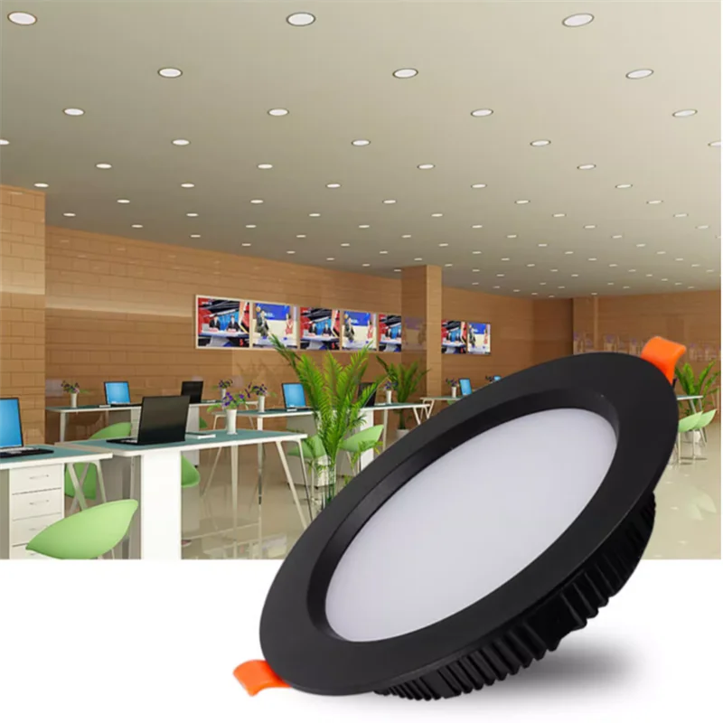 Ultra-Thin 3cm Dimmable LED Recessed Downlight 7W 9W 12W 15W 18W 20W 24W CRI 95 SMD2835