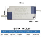 Isolated Constant Current LED Driver 1W-36W 260-300mA AC 85-265V Overvoltage Short Circuit Protection