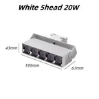 Dimmable LED Track Spotlight 12W-40W Epistar CRI 90+ 110lm/W 3-CCT AC 90-260V Aluminum