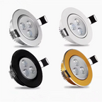 COB LED Recessed Downlight 3W 6W 10W 14W 18W 24W CRI 95 120 Degree IP52 Die Cast Aluminum Dimmable Driver Included AC 85-265V Warm White Natural White Cool White