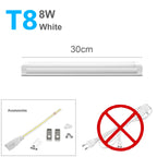 LED T5 T8 Tube Light 6W 8W 10W 12W 30cm 60cm SMD2835 No Adapter CRI 80+ 85-265V