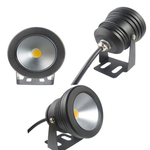 10W IP67 LED Underwater Pool Spotlight RGB White Warm White AC 85-265V DC 12V 60°/120°