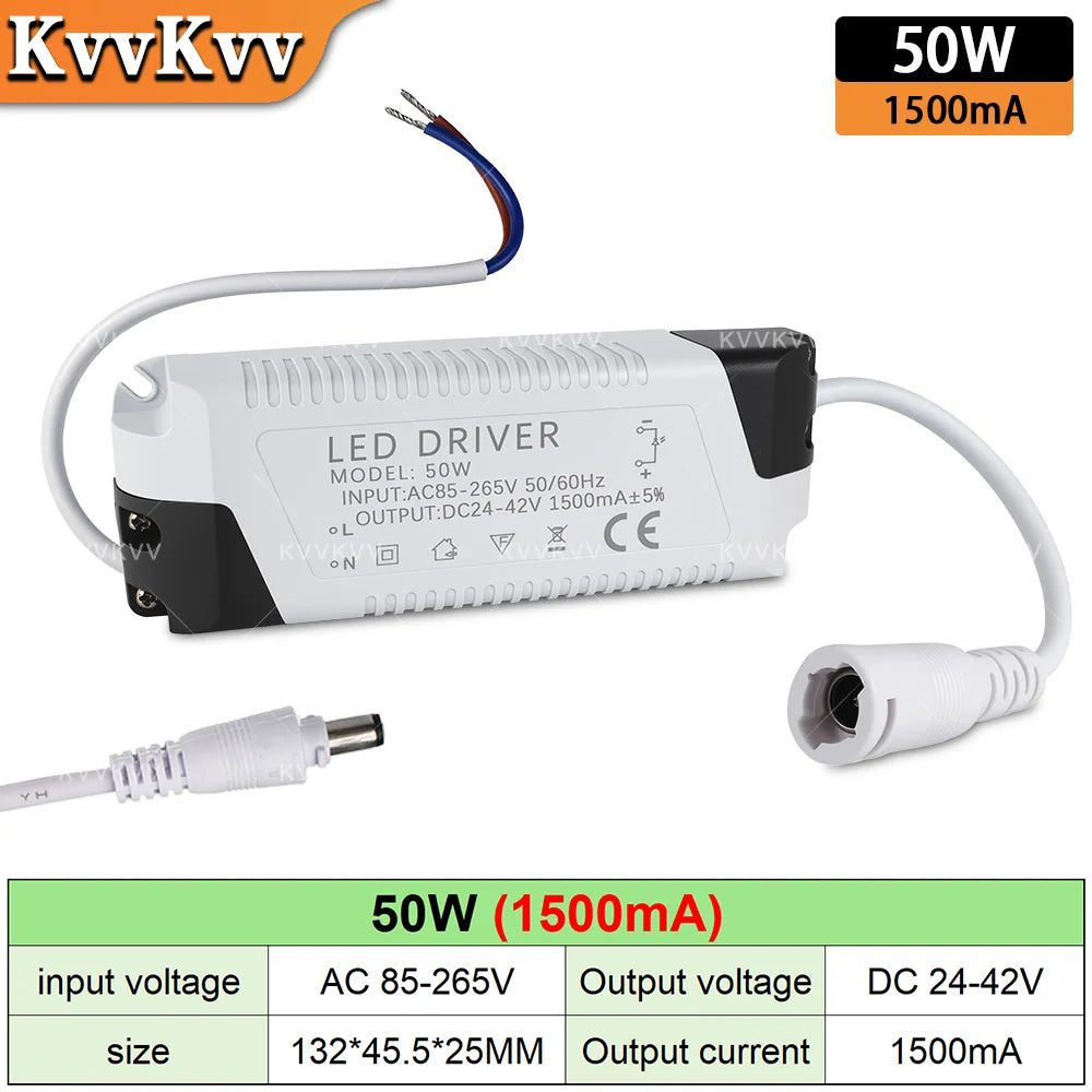 Non-Isolated LED Driver 300mA 600mA 900mA 1500mA 1-50W AC 85-265V DC 3-135V Constant Current
